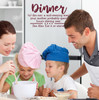Kitchen Wall Decor Sticker Dinner Definition Mom Quotes Art Decal Words Burgandy