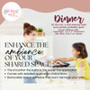 Kitchen Wall Decor Sticker Dinner Definition Mom Quotes Art Decal Words Enhance the Ambience