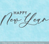 Happy New Year Winter Wall Art Decal Decor Sticker Lettering Words