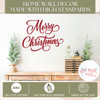 Merry Christmas Elegant Wall Word Letters Decal Sticker Holiday Art High Standards