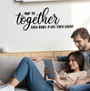 Wall Decor Sticker Together Built Life They Loved Decal Lettering Quote