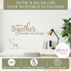 Wall Decor Sticker Together Built Life They Loved Decal Lettering Quote-High Standards