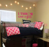 Sports Wall Decor Sticker I Throw Like a Girls Softball Art Decor Decal-Hot Pink