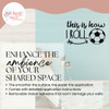 Soccer Wall Art Decal This Is How I Roll Sports Kids Room Decor Sticker Enhance Black