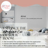Skier Definition Wall Decor Sticker Like Normal But Cooler Decal Quote Enhance Blk