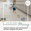 Sensory Path Floor Decal Stickers School Hall Activity Swirl Twirl Spin