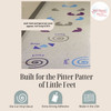 Sensory Path Floor Decal Stickers School Hall Activity Swirl Twirl Spin