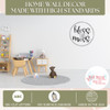 Decal for Circle Wood Sign Bless This Mess Mom Quote Stencil or Sticker High Standards