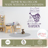 School Decal Wall Stickers Every Child Different Flower Beautiful Garden Purple high standards