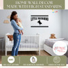 Western Wall Art Decal Sticker Little Buckaroo Barbed Wire Stars Decor blk high standards