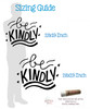 Be Kindly Wall Quote Decal Sticker Vinyl Lettering Teen Room Decor Art sizing