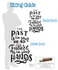 Inspirational Wall Decor Sticker Decal Past Head Future In Your Hands sizing