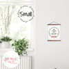 Wood, Canvas Print Sign My Mother My Friend with Florals - 12x14.5 inch