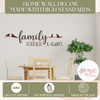 Vinyl Lettering for Walls Family Forever Always Birds Wall Quote Decal ChBrown standards
