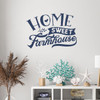 Home Sweet Farmhouse Vinyl Lettering for Wall Decor-Deep Blue