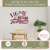Home Sweet Farmhouse Vinyl Lettering for Wall Decor Decal Art Sticker Burg standards