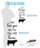 Vinyl Wall Art Love You Until Cows Come Home Decor Farm Art Sticker sizing