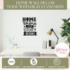 Wall Art Sticker Home Where Our Story Begins Vinyl Decal Decor Quote Blk standards