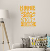 Wall Art Sticker Home Where Our Story Begins Vinyl Decal Decor Quote Honey