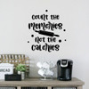 Count Memories Not Calories Kitchen Quotes Decor Sticker-Black