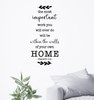 Most Important Work Walls of Home Wall Art Decal Sticker Black