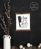 Hanging Canvas Art Chop It Like Its Hot Kitchen Wall Decor -12x14.5