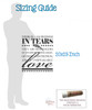Sacredness in Tears Unspeakable Love Sympathy Wall Sticker Decal Quote sizing