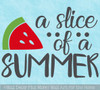 A Slice of Summer Quote Watermelon Wall Art Sticker Decal