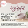 Be Grateful Cursive Modern Wall Quote Sticker Decal Home Decor Art Burgundy enhance