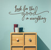 Look for the Good Inspirational Decor Cursive Wall Art Decal Sticker ChBrown