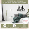 Book Lovers Wall Art Bookish Flair Book Hoarder Wall Decor Sticker Blk standards