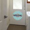 Sunflower Welcome Wall Art Decal - Vinyl Lettering Wall Quote Sticker-Deep/Beach House