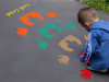 Crab Crawl Hand Footprints Playground Stencil Outdoor Sensory Path