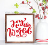 Joy to the World Winter Wall Decals Christmas Decor Sticker