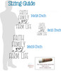 Transform Your Home with Faith Family Farm Life Wall Decal | Farmhouse Wall Art sizing