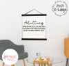 Discover the Hilarious Adulting Definition Canvas Print Sign Gift Idea XLarge Black Wood