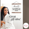 Give the Perfect Aunt Gift with Our Canvas Wall Hanging Poster Print