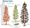 Spruce Tree Wall Decals Pine Wall Decor Woodland Nursery Forest Theme large set sizing