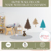 Evergreen Trio Wall Decals - Exquisite Woodland Nursery Wall Stickers ChBrown, Tan, Teal standards