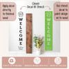 Personalized Family Name Welcome to our Home Vertical Lettering Wreath Vinyl Decal Sticker for Tall Wood Sign Porch Sitter Decor Stencil Decal Option
