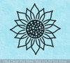 Sunflower Wall Decal - Vibrant Floral Wall Art Vinyl Decor Sticker