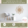 Sunflower Wall Decal - Vibrant Floral Wall Art Vinyl Decor Sticker tan