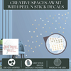 112 Peel Stick Star Wall Stickers Transform Your Walls Effortlessly! LtNeutrals creative