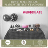 Graduate Wall Decals Easy to Apply Stylish Graduation Wall Sticker Art Hot Pink standards