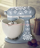 Scandinavian Decal for Stand Mixers Vinyl Decal KitchenAid Mixer Decor white
