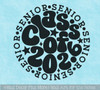 Senior Class 2026 Retro Graduation Wall Decal Grad Party Art 40+ Colors