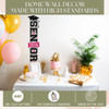Senior 2026 Wall Decal Vertical Graduation Party Decor Vinyl Sticker Black Hot Pink standards