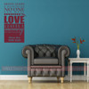 Death Leaves a Heartache Love leaves a Memory Memorial Wall Sticker Quote personalized Burgundy