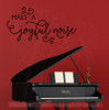 Make A Joyful Noise Holiday Vinyl Lettering Christmas Wall Decals-Black