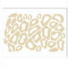 Leopard Print or Cheetah Wall Stickers Vinyl Decal Jungle Theme Circles 28pc BEIGE 